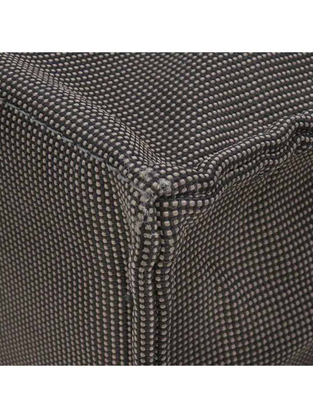 Hermes Tote Bag Herline MM Canvas Gray Silver Cadena Non Removable